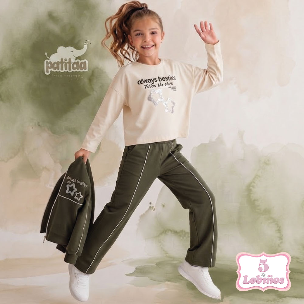 conjunto niña always verde patitaa invierno 2026 1