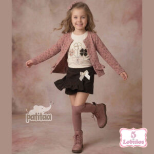 conjunto niña flowers invierno 2026