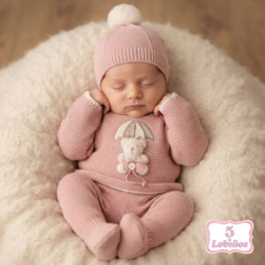 conjunto punto BEAR IN A PARACHUTE rosa mac ilusion invierno 2026
