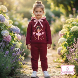 chandal bebe niña bailarina granate invierno 2026
