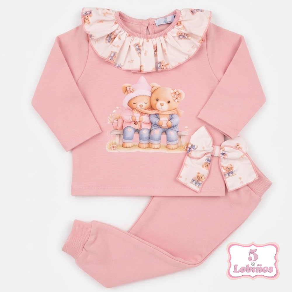 chandal bebe niña ositos invierno 2026 1