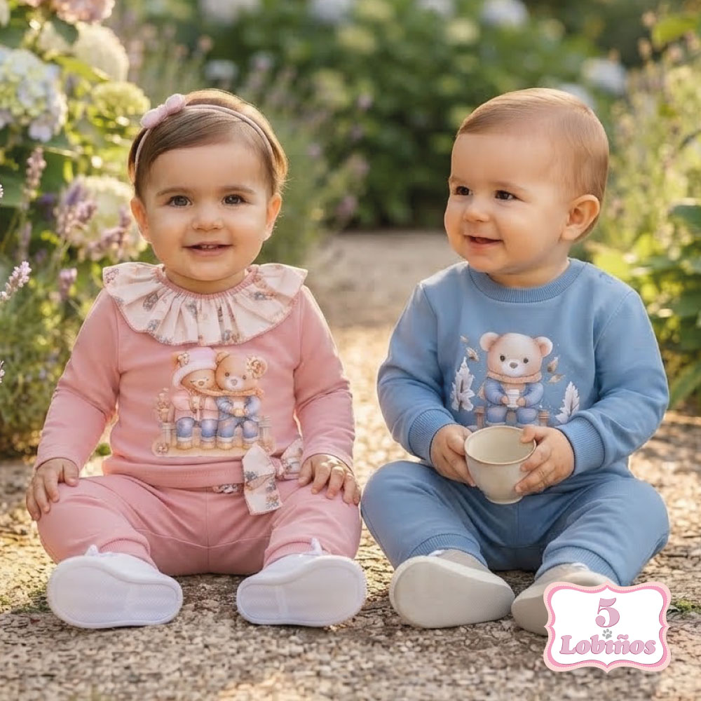 chandal bebe niña ositos invierno 2026 2