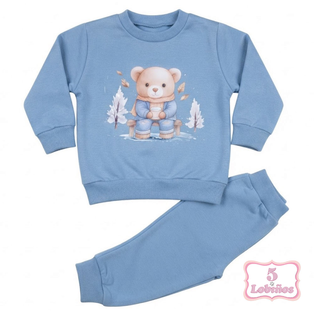 chandal bebe niño osito bufanda invierno 2026 1