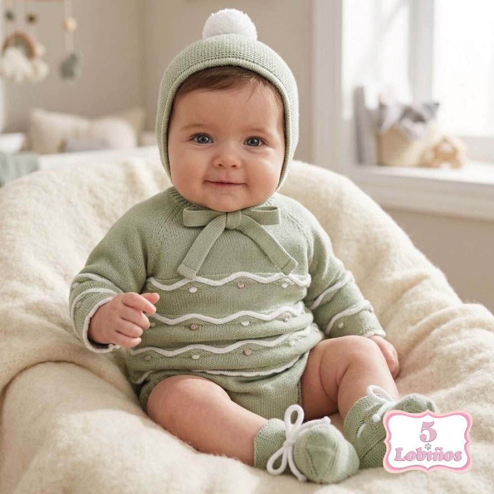 conjunto bebe niño punto OLYMPO WAVE laurel mac ilusion invierno 2026