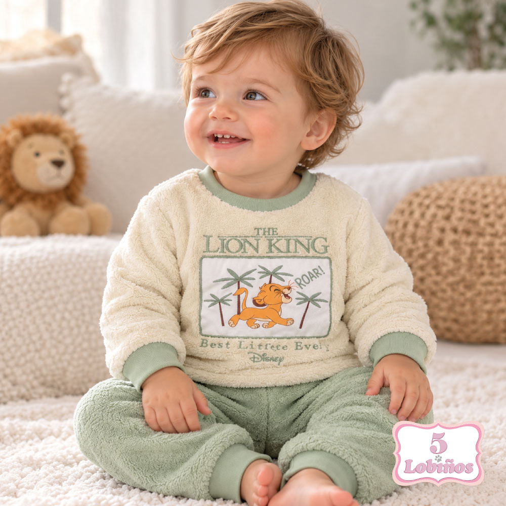 pijama bebe coralina invierno simba