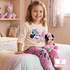 pijama niña coralina minnie y daisy invierno